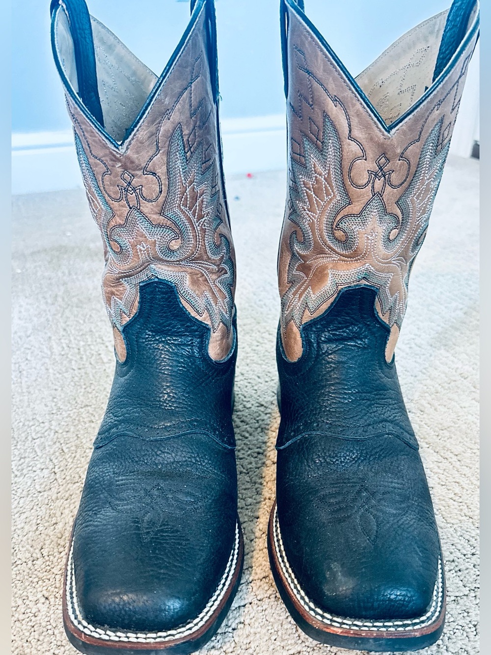 Double-H Men’s Western Cowboy Boots Size 9.5 D